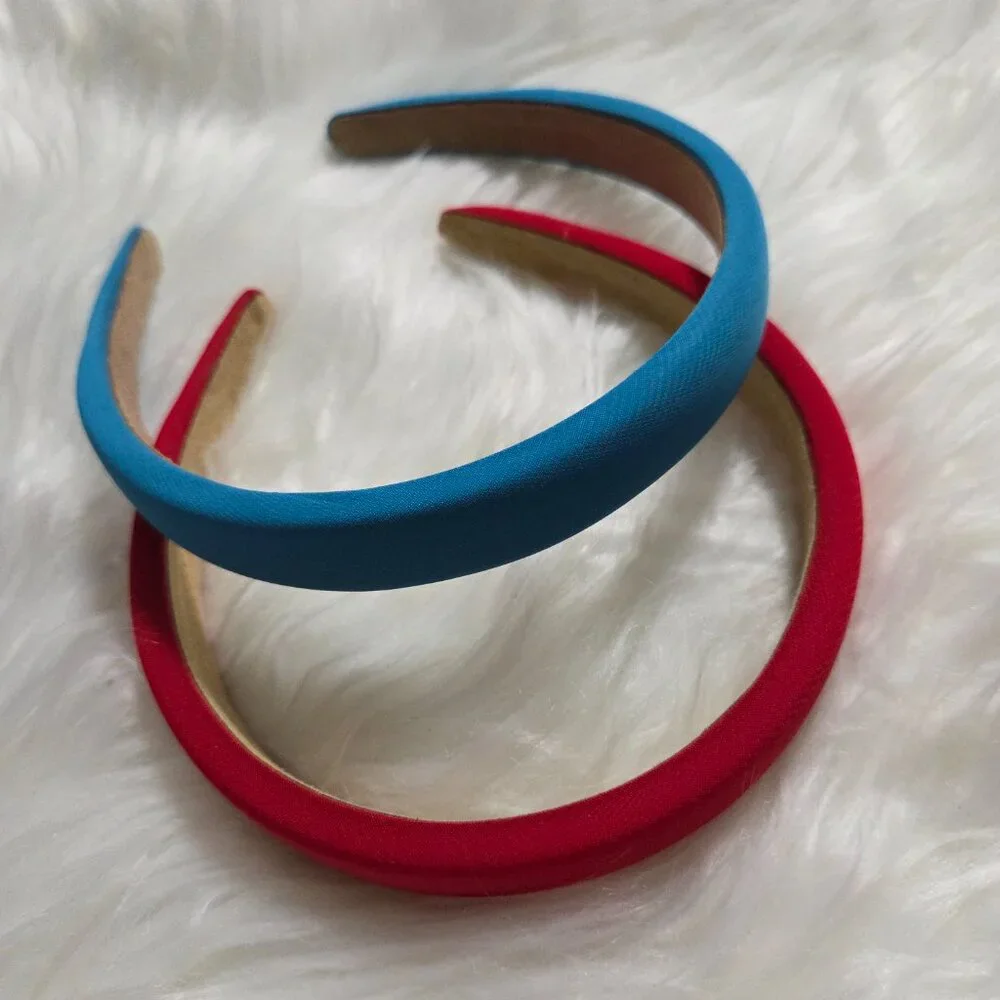 Turquoise & Red Headband Set